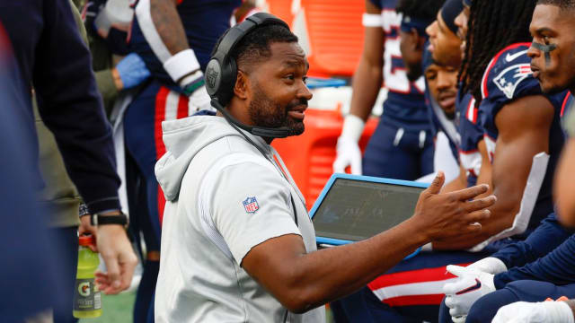 New England Patriots head coach Jerod Mayo